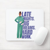 Kostenvoranschlag für harte Arbeit Mousepad (Mit Mouse)