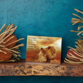 Kostenvoranschlag für harte Zeiten, Mut und Stärke Fotoplatte (Seite)