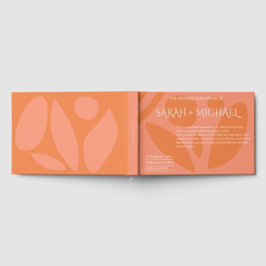 Kostenvoranschlag für Hochzeiten in modernen Liebe Gästebuch (Voll)