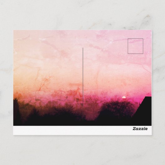 Kostenvoranschlag für individuell anpassbare Freun Postkarte (Rückseite)