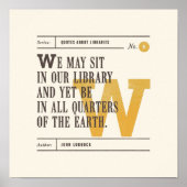 Kostenvoranschlag für klassische Bibliothek von Jo Poster (Vorne)