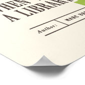 Kostenvoranschlag für klassische Bibliothek von Ma Poster (Ecke)