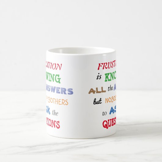 Kostenvoranschlag für klassische und sonnige Frust Kaffeetasse (Mittel)