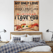 Kostenvoranschlag für Liebe von Ehemann | Bestes G Leinwanddruck (Insitu (Schlafzimmer))