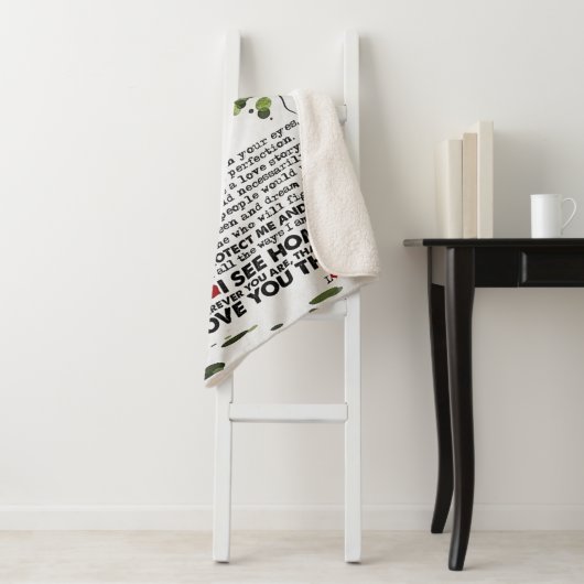 Kostenvoranschlag für Liebe von Ehemann | Mein Man Sherpadecke (Beispiel)