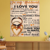 Kostenvoranschlag für Liebe von Ehemann | Niedlich Leinwanddruck (Insitu (Wohnzimmer))