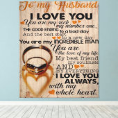 Kostenvoranschlag für Liebe von Ehemann | Niedlich Leinwanddruck (Insitu (Holzboden))