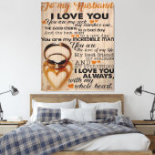 Kostenvoranschlag für Liebe von Ehemann | Niedlich Leinwanddruck (Insitu (Schlafzimmer))