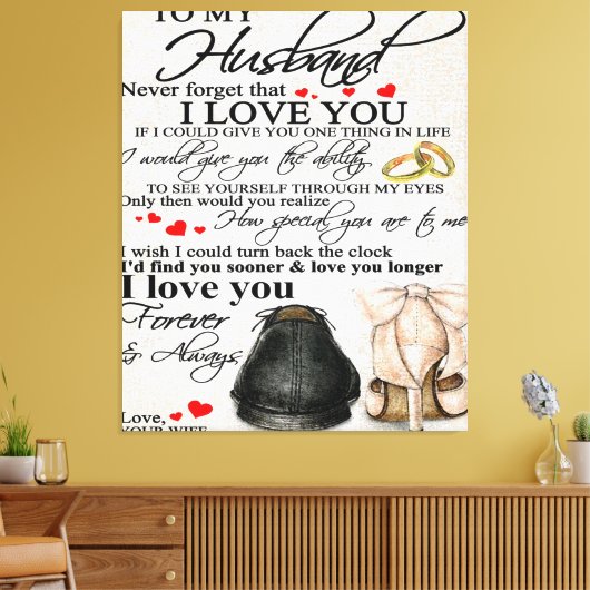 Kostenvoranschlag für Liebe von Ehemann | Schönes Leinwanddruck (Insitu (Wohnzimmer))