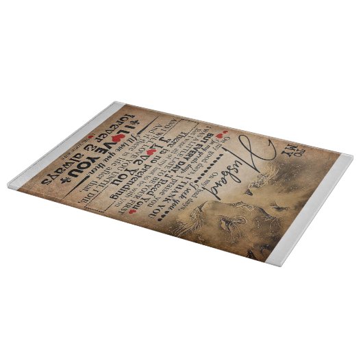 Kostenvoranschlag für Liebe von Ehemann | Schönes  Schneidebrett (Ecke)