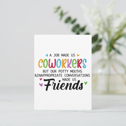 Kostenvoranschlag für Mitarbeiter - Arbeit, die un Postkarte (Stehend Vorderseite)