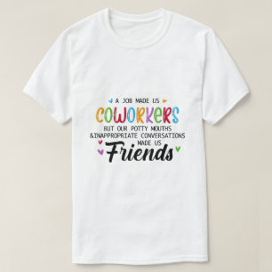 Kostenvoranschlag für Mitarbeiter - Arbeit, die un T-Shirt
