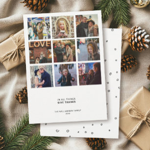 Kostenvoranschlag für moderne Dankbarkeit   9 Einf Feiertagskarte