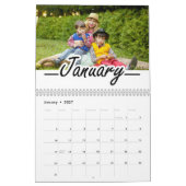 Kostenvoranschlag für moderne Script-Familien und  Kalender (Jan 2027)