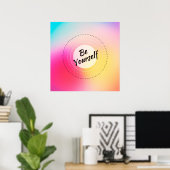 Kostenvoranschlag für moderne Typografie in Farbe Poster (Heimbüro)