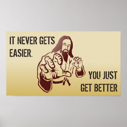 Kostenvoranschlag für motivierend Workout-Karate Poster (Vorne)