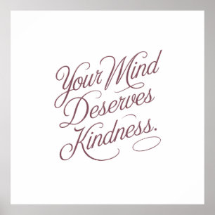 Kostenvoranschlag für psychische Selbstversorgung: Poster