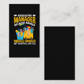 Kostenvoranschlag für Reinigungsarbeiten im Ladenb Visitenkarte (Vorne/Hinten)