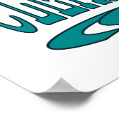 Kostenvoranschlag für saubere und serielle Erholun Poster (Ecke)