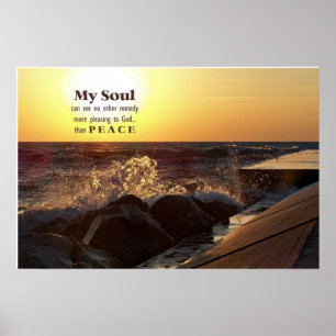 Kostenvoranschlag für Sonnenuntergänge am Strand Poster