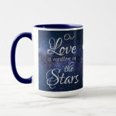 Kostenvoranschlag für unsere LIEBE in STARS Galaxy Tasse (Links)