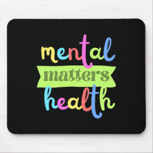 Kostenvoranschlag für Vintage psychische Gesundhei Mousepad
