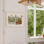 Kostenvoranschlag für Wanderungen im Freien Poster