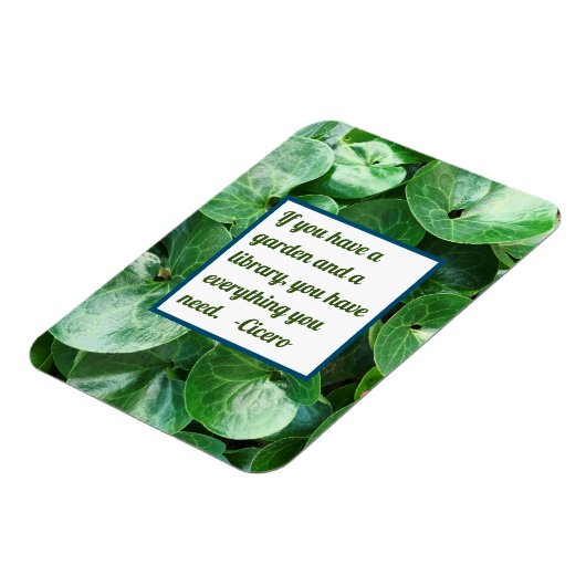 Kostenvoranschlag für Wild Ginger Green Blätter Ga Magnet (Linke Seite)