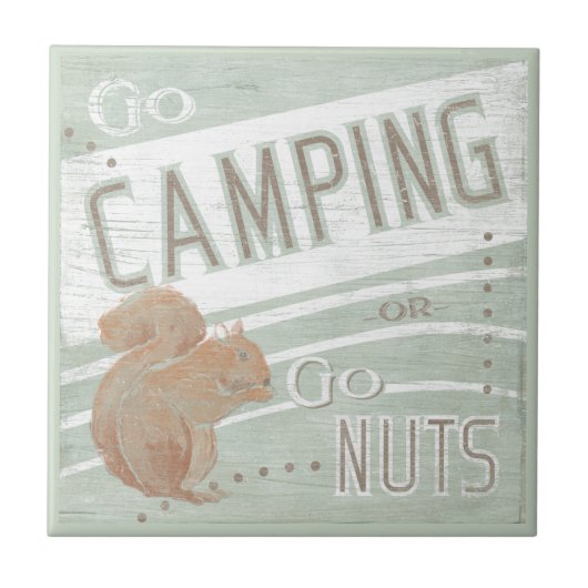 Kostenvoranschlag | Go Camping oder Go Nuts Fliese (Vorderseite)
