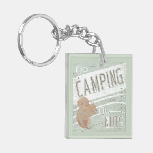 Kostenvoranschlag | Go Camping oder Go Nuts Schlüsselanhänger (Vorderseite links)