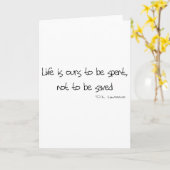 Kostenvoranschlag Karte (Gelbe Blume)