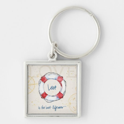 Kostenvoranschlag| Liebe ist das beste Leben Schlüsselanhänger (Vorne)