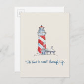 Kostenvoranschlag | Nehmen Sie sich Zeit, um durch Postkarte (Vorne/Hinten)