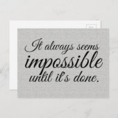 Kostenvoranschlag Postkarte (Vorne/Hinten)