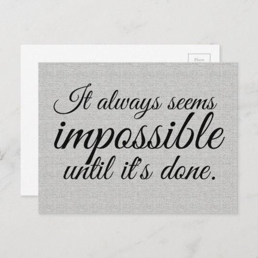 Kostenvoranschlag Postkarte (Vorne/Hinten)