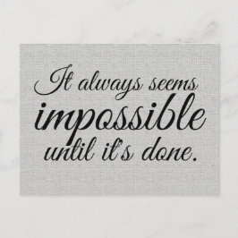 Kostenvoranschlag Postkarte