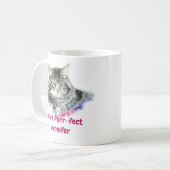 Kostenvoranschlag Spezielle Wasserfarbenkatze Kaffeetasse (Vorderseite Links)