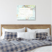 Kostenvoranschlag und Karte entdecken Leinwanddruck (Insitu (Schlafzimmer))