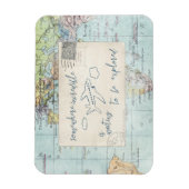 Kostenvoranschlag und Karte entdecken Magnet (Vertikal)