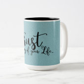 Kostenvoranschlag | Vertrauen Sie auf die Zeit Ihr Zweifarbige Tasse (VorderseiteRechts)