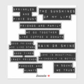 Kostenvoranschläge für Embossed Label Scrapbook (Blatt)