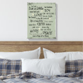 Kostenvoranschläge inspirieren und zu motivieren leinwanddruck (Insitu (Schlafzimmer))