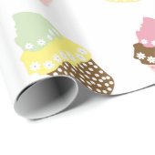 Köstlich dekorierte Geburtstagskuchen Geschenkpapier (Rolleneckpunkt)