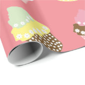 Köstlich dekorierte Geburtstagskuchen Geschenkpapier (Rolleneckpunkt)