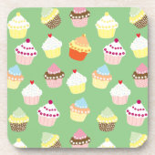 Köstlich dekorierte Geburtstagskuchen Getränkeuntersetzer (Vorderseite)