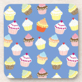 Köstlich dekorierte Geburtstagskuchen Getränkeuntersetzer (Vorderseite)