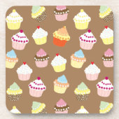 Köstlich dekorierte Geburtstagskuchen Getränkeuntersetzer (Vorderseite)