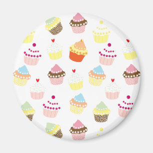 Köstlich dekorierte Geburtstagskuchen Magnet