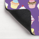 Köstlich dekorierte Geburtstagskuchen Mousepad (Ecke)