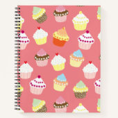 Köstlich dekorierte Geburtstagskuchen Notizblock (Vorderseite)